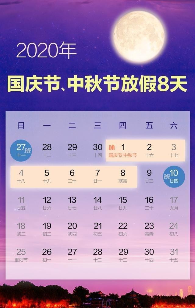 国庆中秋连休 8 天，双节加班会有 6 倍工资吗？人社部门这样回复 ...